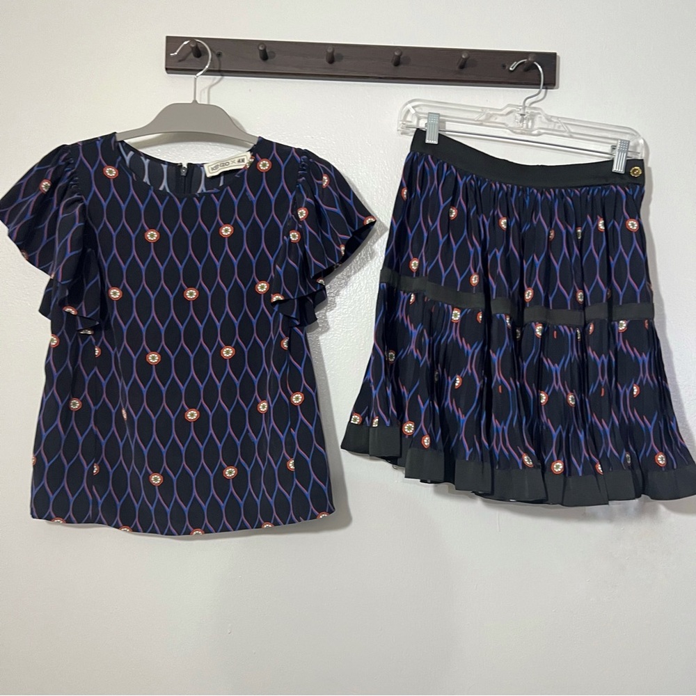 KENZO FOR H&M Flutter Sleeve Blouse Size 4